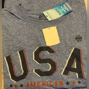 ✨⚡️💥Chicago Illinois Windy City Shirt Adult Blue Short Sleeve Tee Mens Perrin